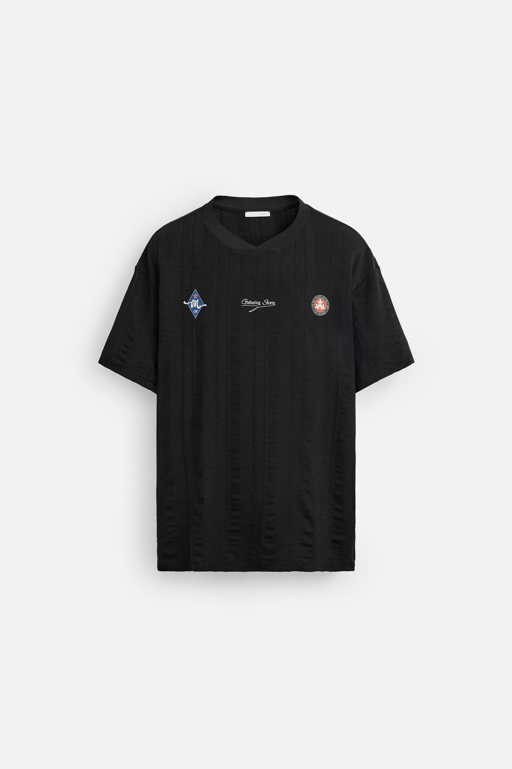 RETRO FOOTBALL PRINT T-SHIRT Product Image