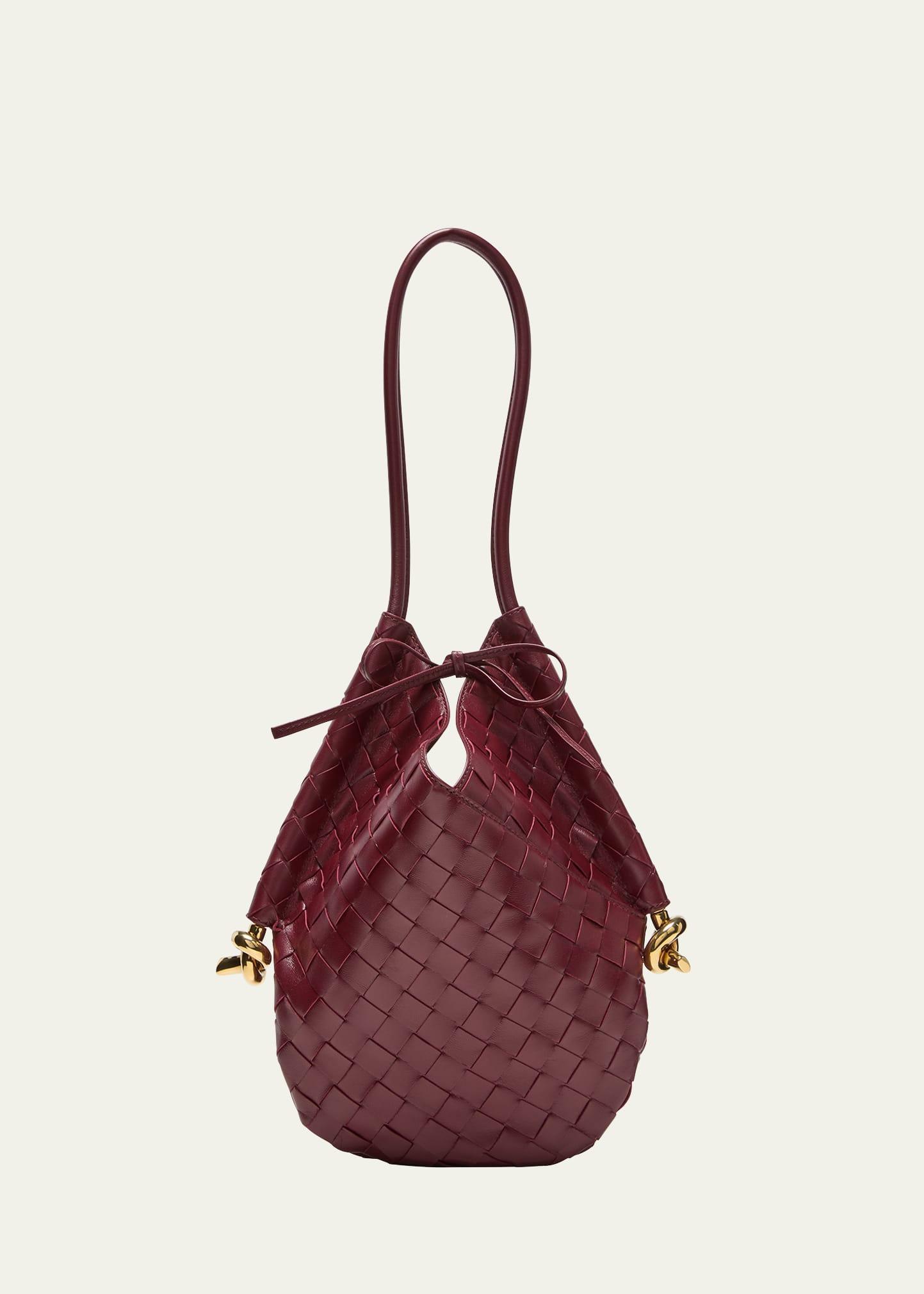 Womens Solstice Small Intrecciato Leather Shoulder Bag Product Image