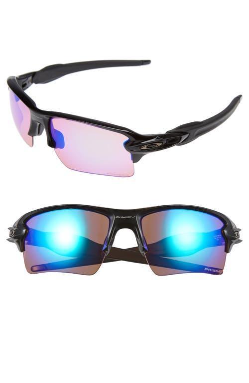 Oakley Mens OO9188 Flak 2.0 XL 59mm Rectangle Sunglasses - Polished White/Prizm Field Product Image