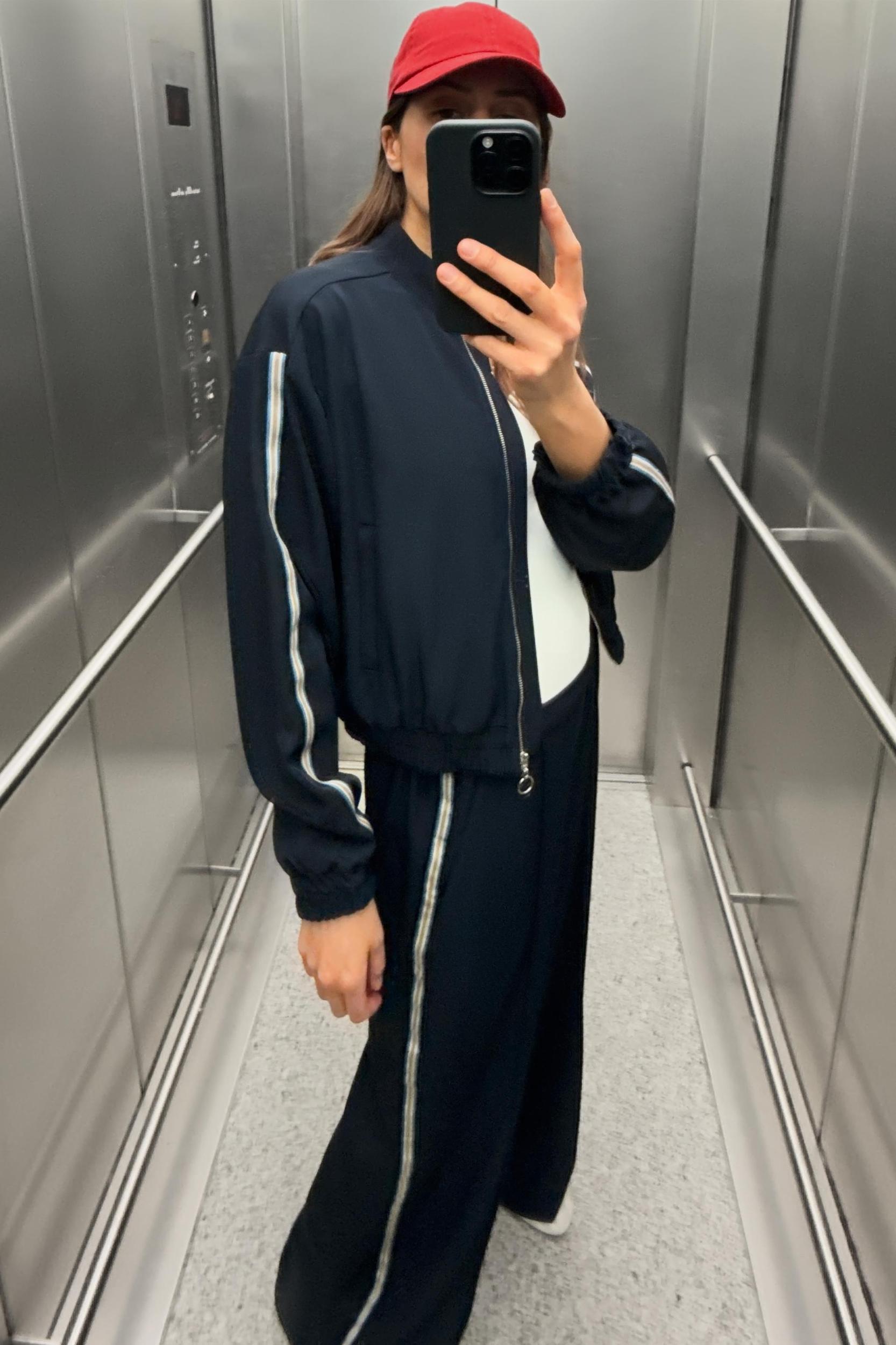 JACKET WITH SIDE STRIPES Product Image