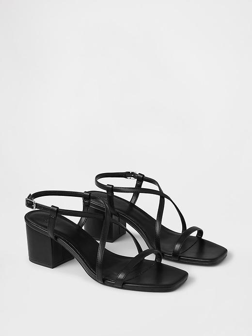 Strappy Block Heel Sandals Product Image