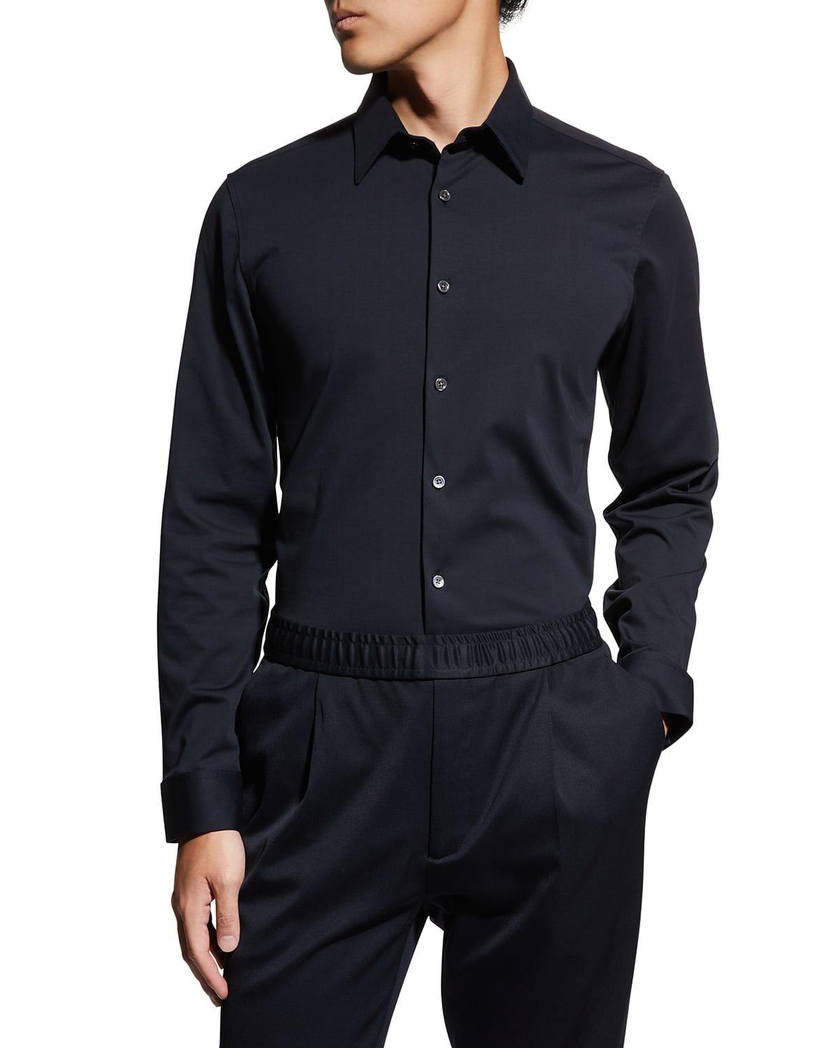 Mens Sylvain Shirt in Structure Knit Product Image