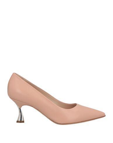 CASADEI Woman Pumps Blush Size 8 Leather In Pink Product Image