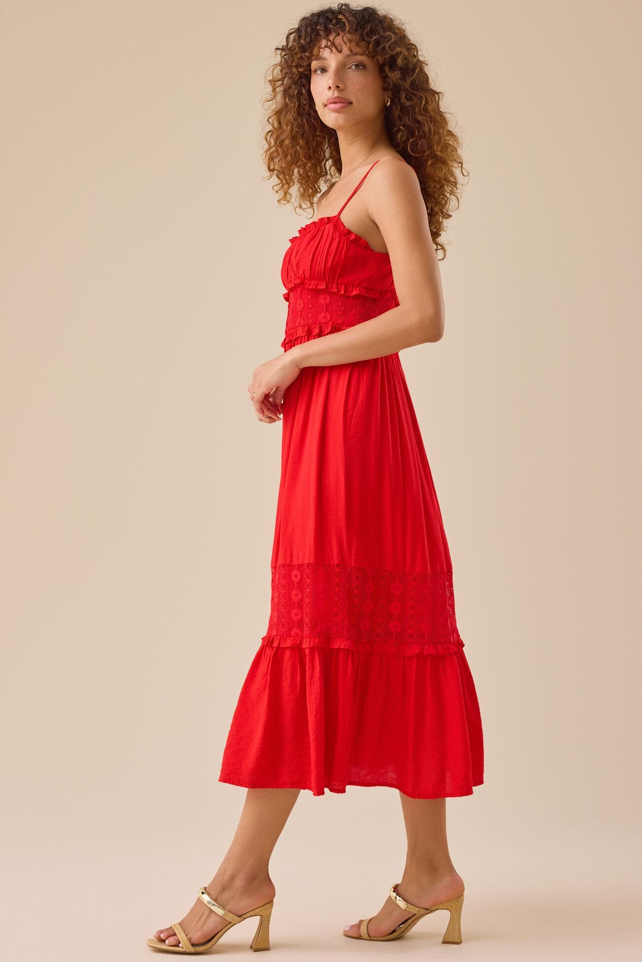 Anica Woven Maxi Dress Product Image