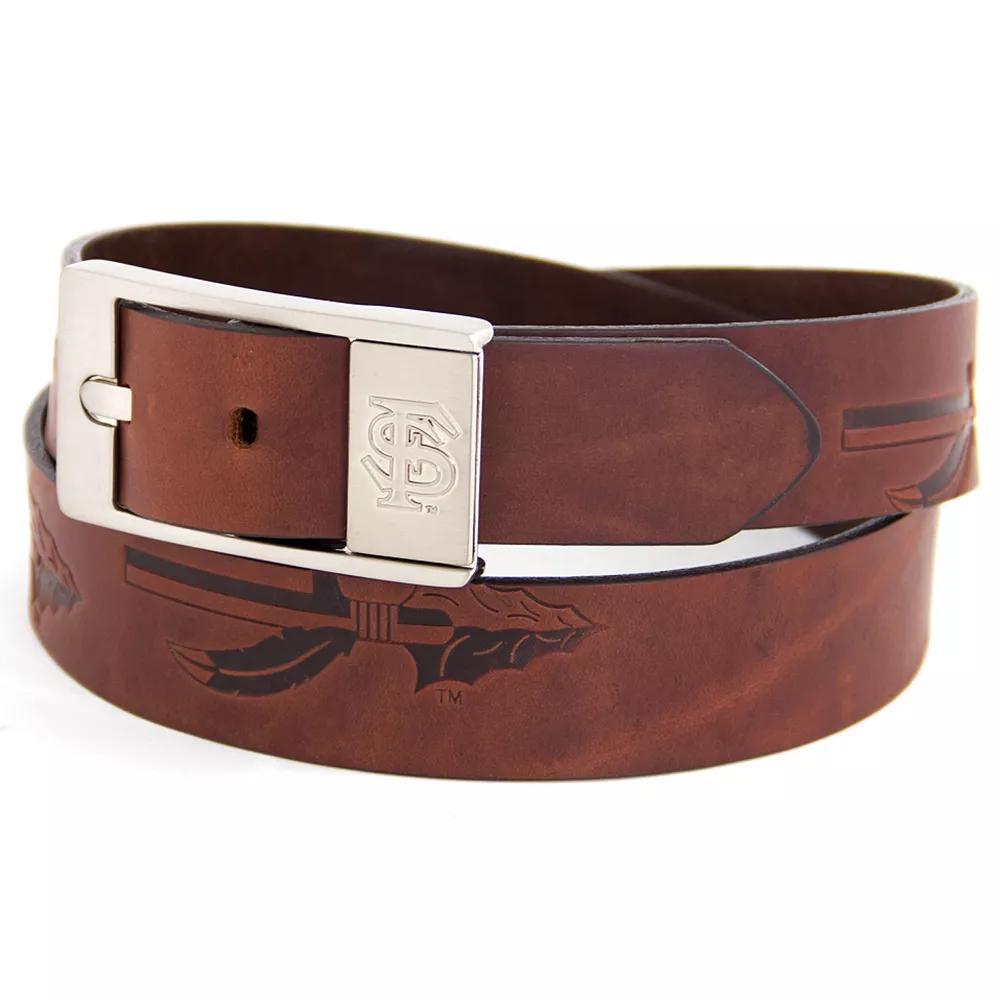 Men's Florida State Seminoles Brandish Leather Belt, Size: 32, Team Product Image