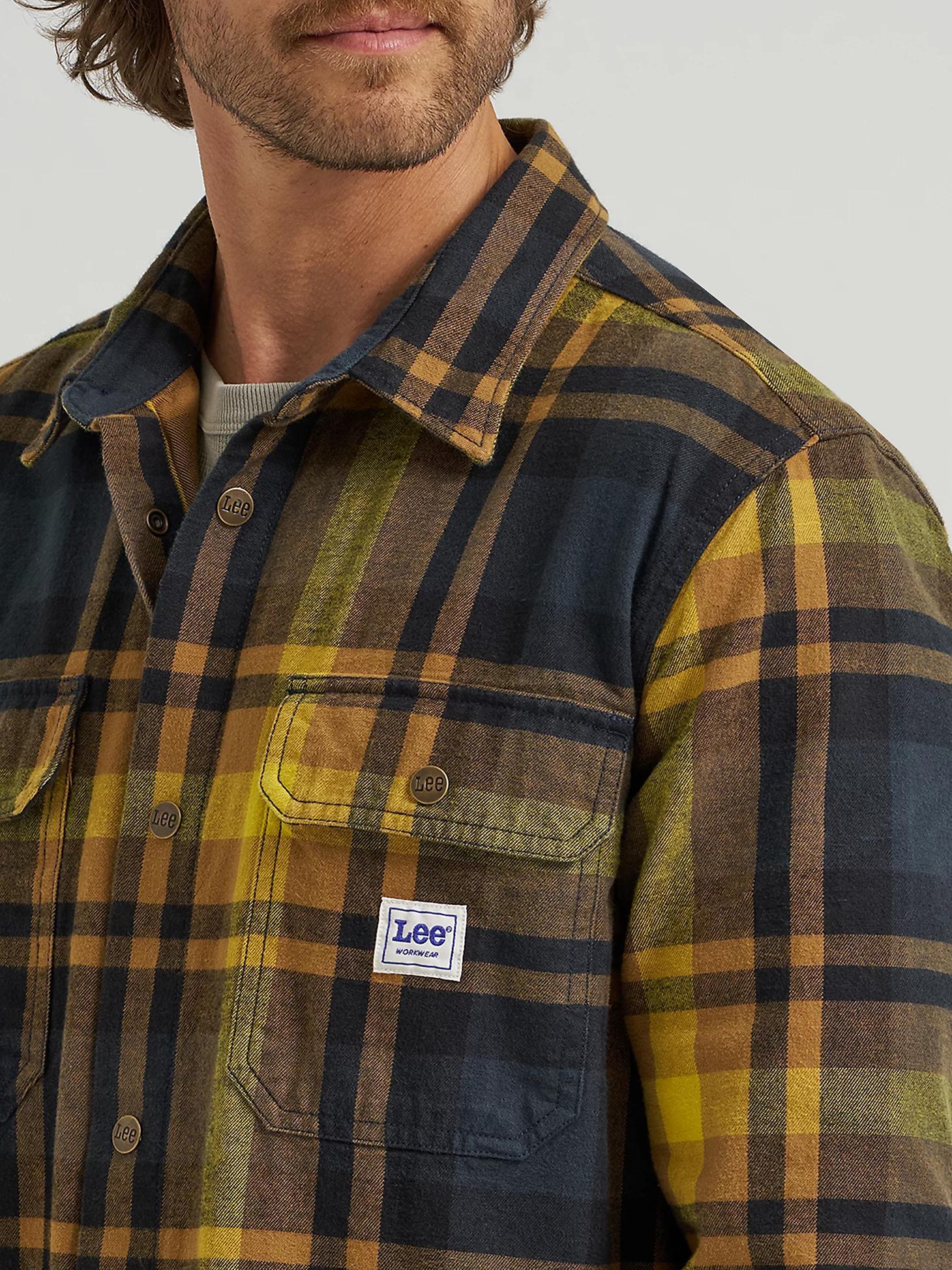 Men's Relaxed Fit Workwear Overshirt | Men's Tops & Tees | Lee® Product Image