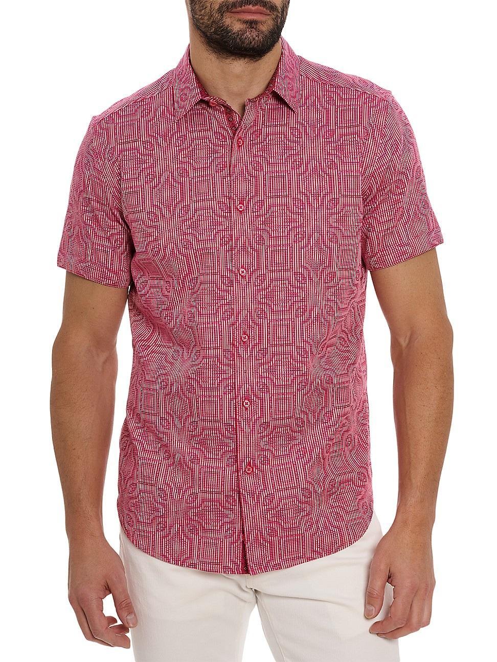 Mens Voyage Cotton-Stretch Short-Sleeve Shirt Product Image