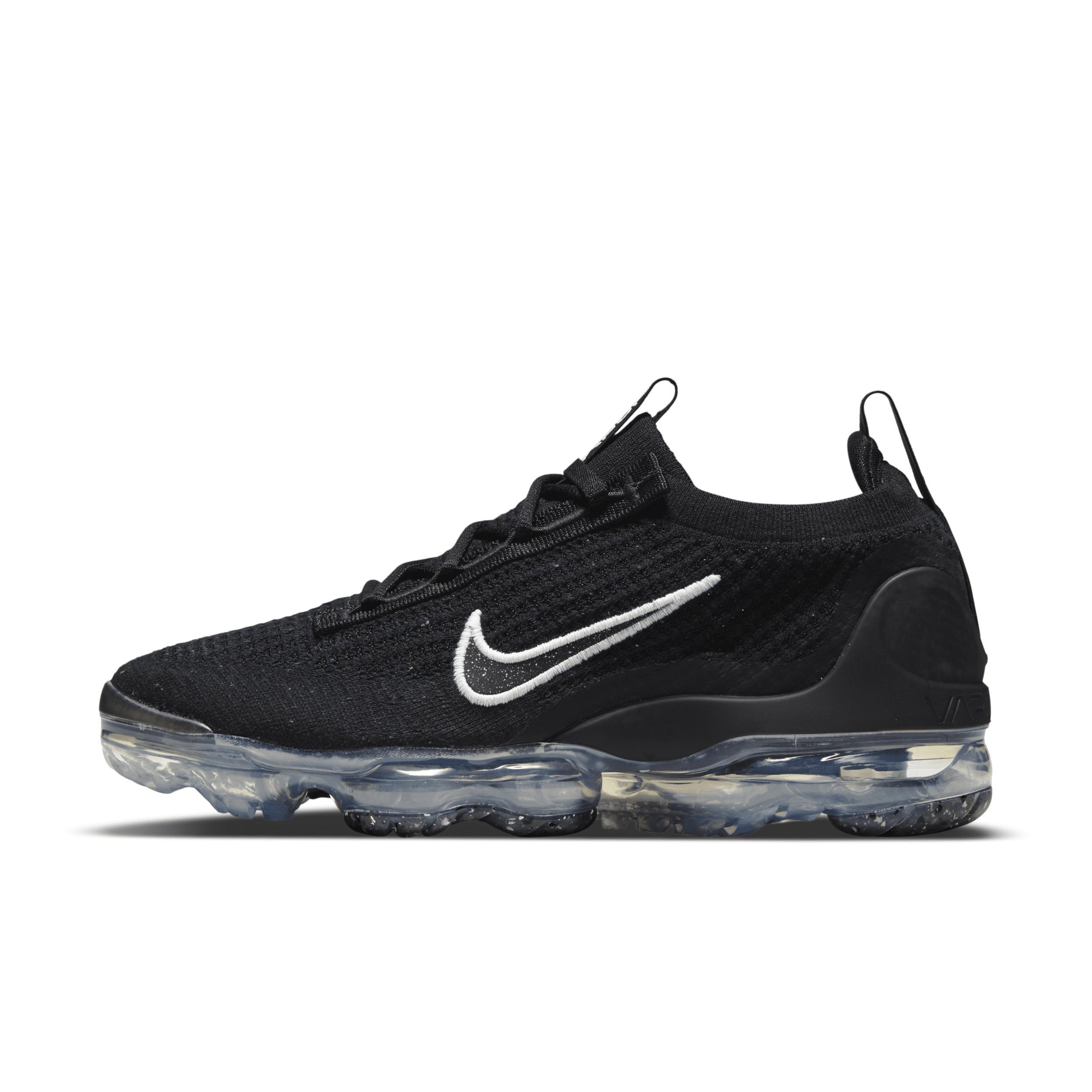 Nike Womens Nike Air VaporMax Flyknit 2021 - Womens Running Shoes White/Black Product Image