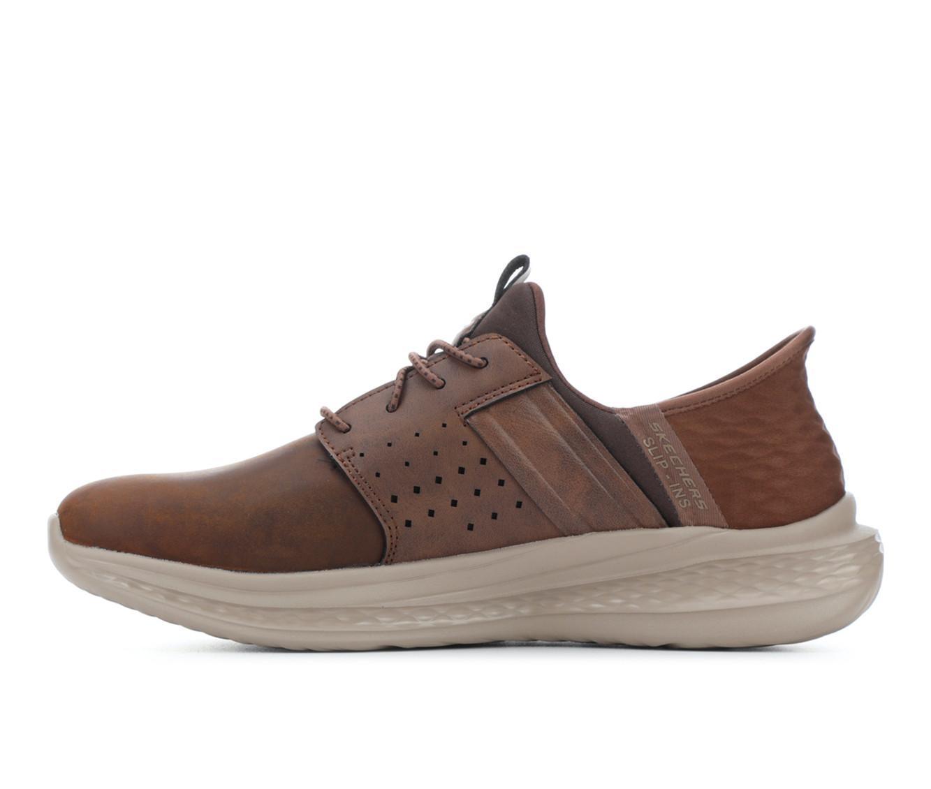 Men's Skechers 210828 Zachary Leather Slip-Ins Oxfords Product Image