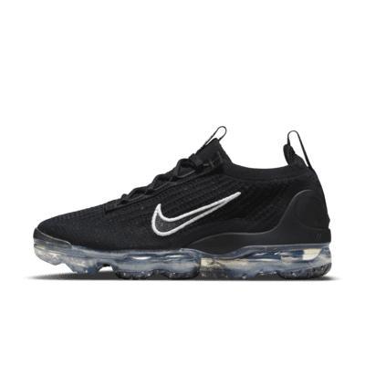 Nike Womens Nike Air VaporMax Flyknit 2021 - Womens Running Shoes White/Black Product Image