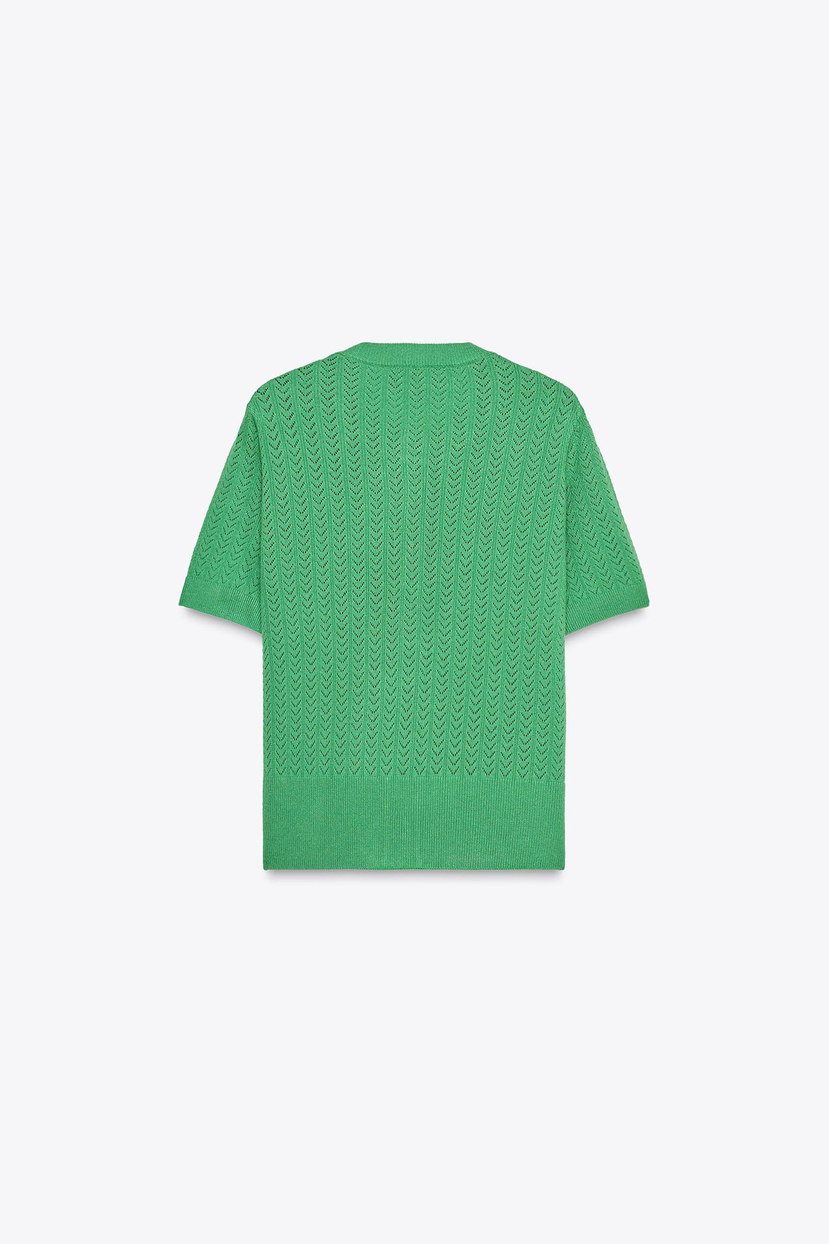 POINTELLE KNIT TOP Product Image