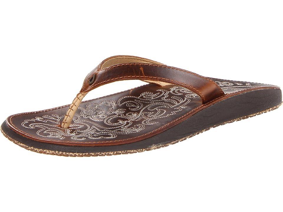 OluKai Paniolo (Natural/Natural) Women's Sandals Product Image