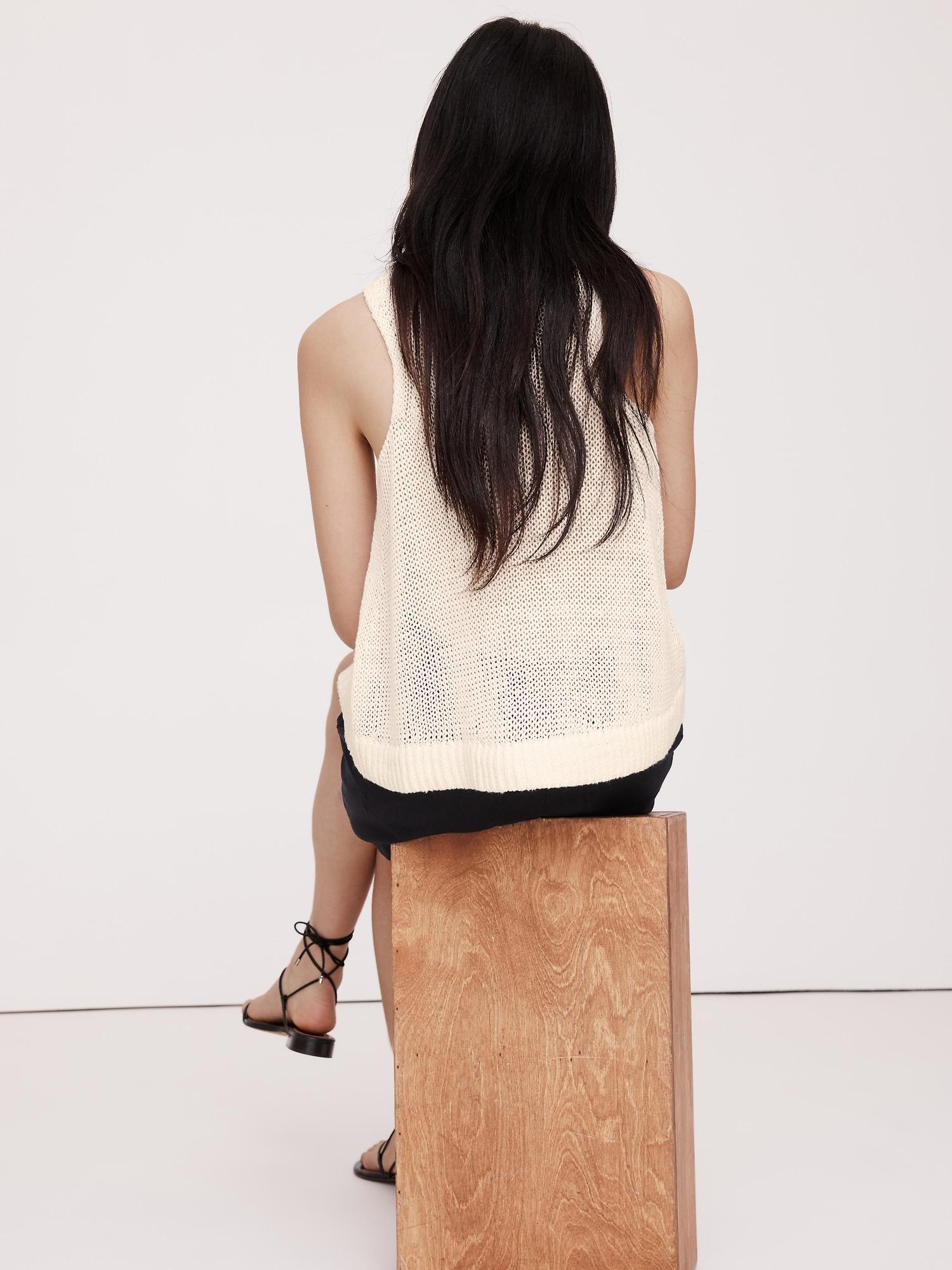 Linen Sweater Tank Product Image