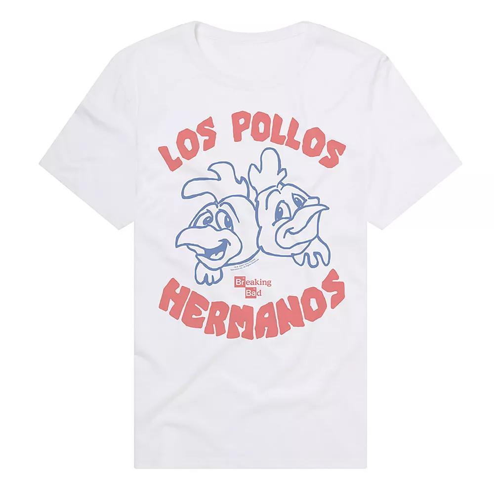 Men's Breaking Bad Los Pollos Hermanos Logo Graphic Tee, Size: Large, White Product Image