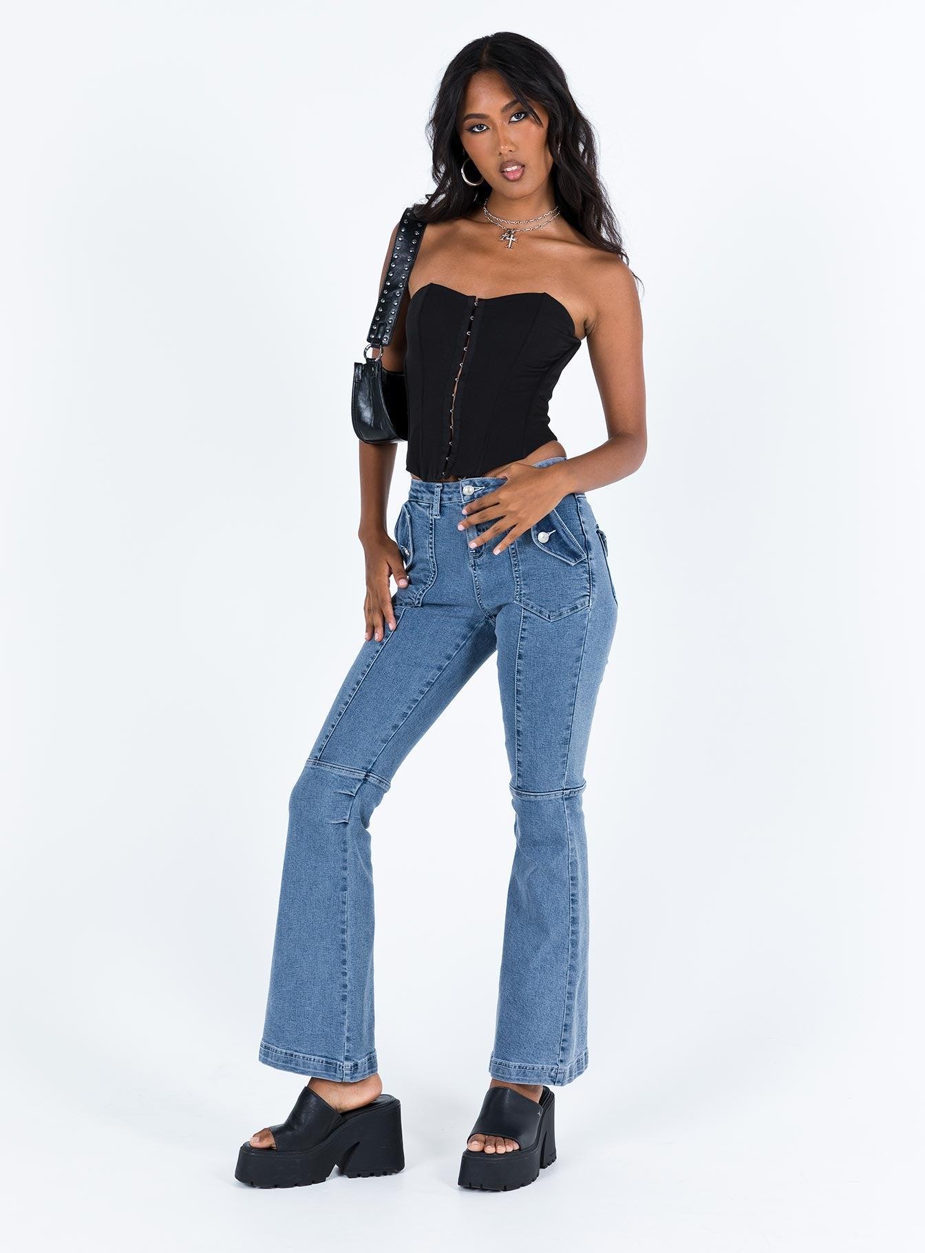 Archer Corset Top Black Product Image