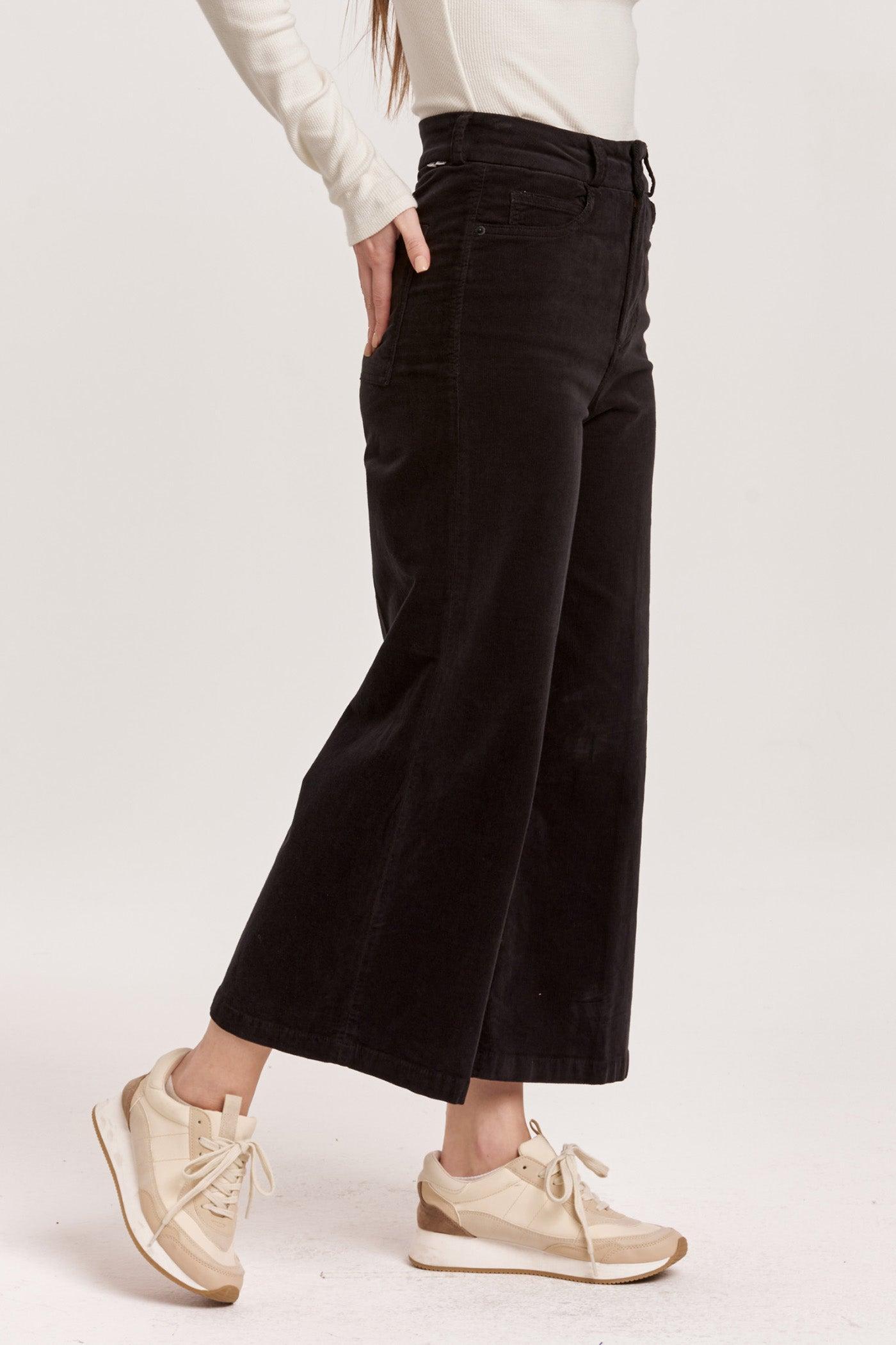 Audrey Super High Rise Cropped Wide Leg Jean Product Image