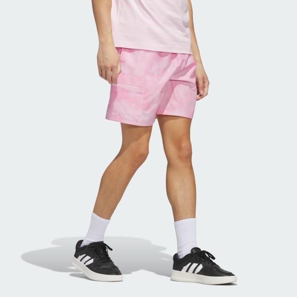 adidas Print Shorts Clear Pink M Mens Product Image