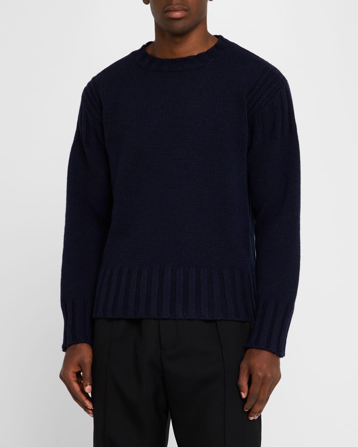 Mens Cashmere Crew Sweater Product Image