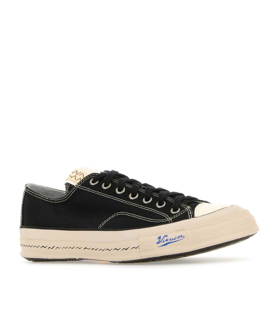 VISVIM Skagway Canvas Sneakers In Black Product Image
