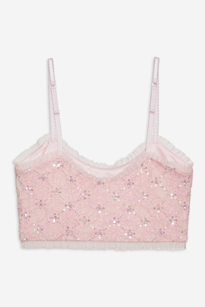 Isabeau Sleep Top — Pink Product Image