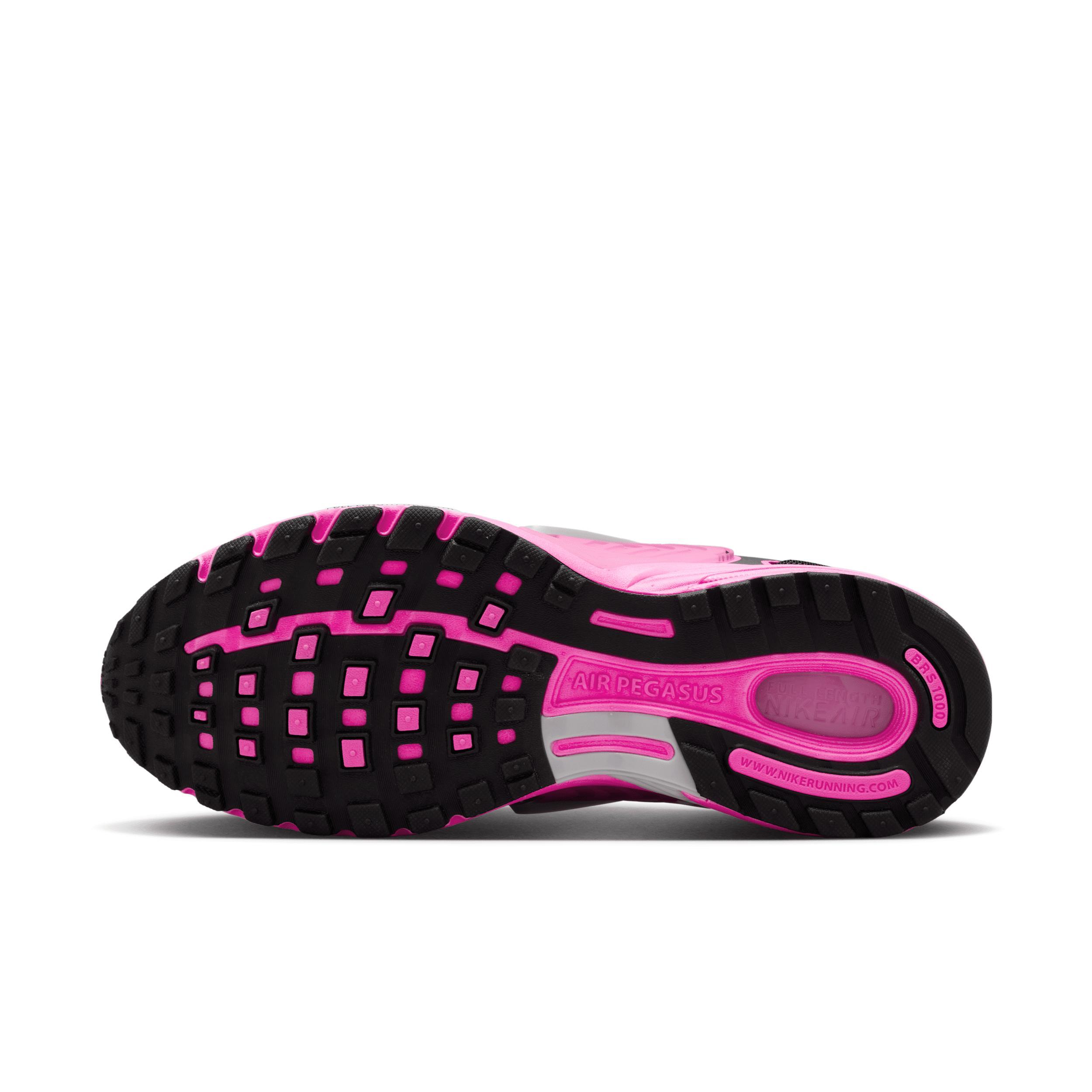 Nike Mens Nike Air Pegasus Wave - Mens Running Shoes Black/Silver /Pink Product Image