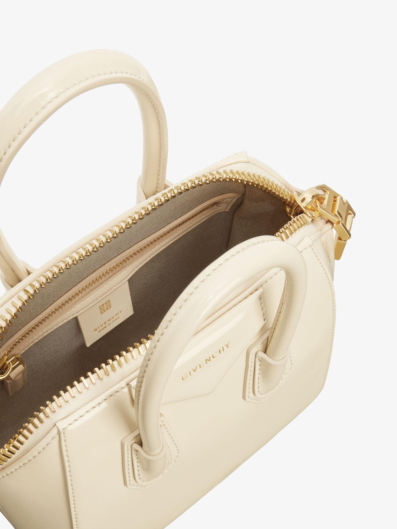Mini Antigona bag in patent leather Product Image