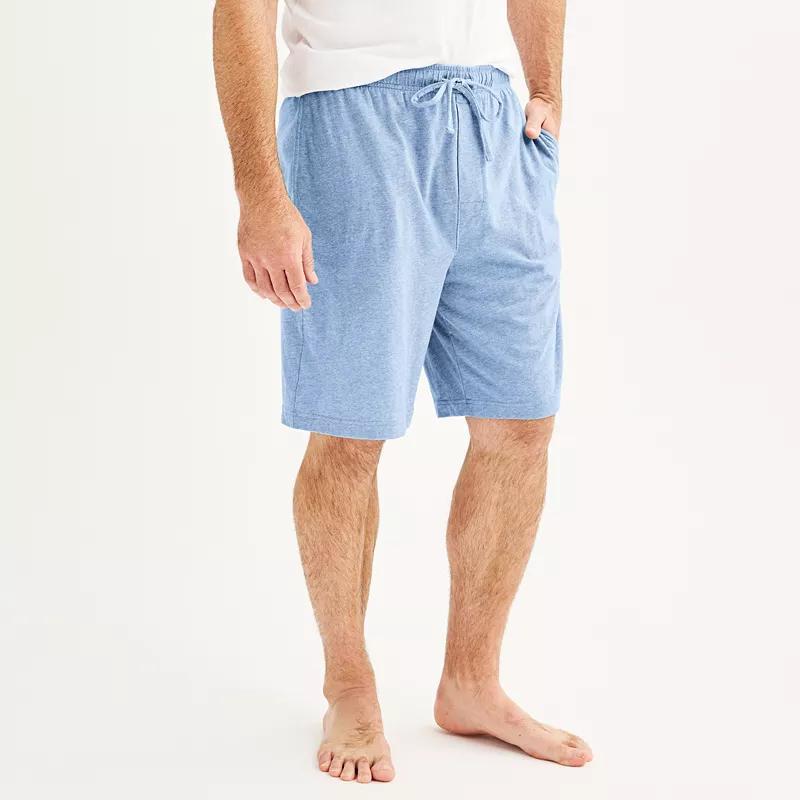 Men's Sonoma Goods For Life® Knit Pajama Shorts, Size: Small, Sleepy Palm Blue Product Image