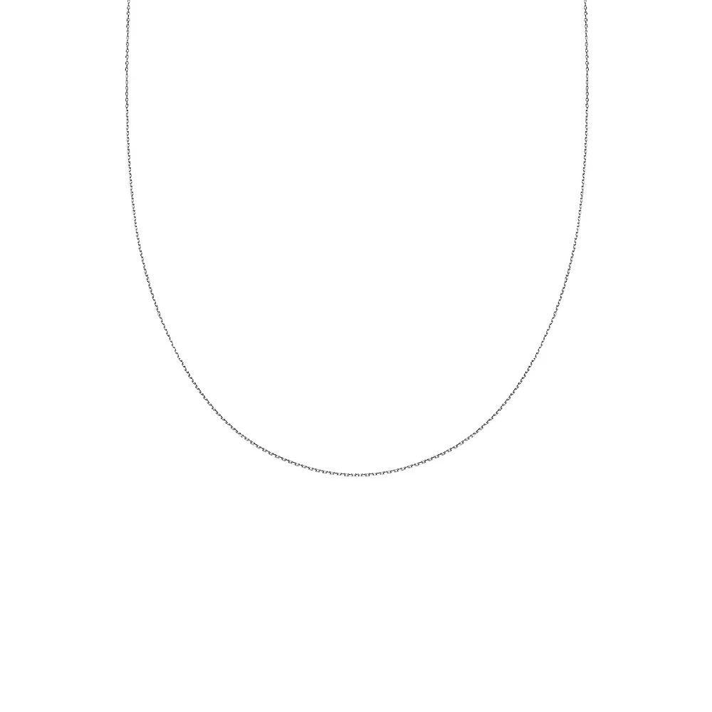 PRIMROSE Sterling Silver Textured Flat Oval Link Chain Necklace, Women's, Size: 18" Product Image