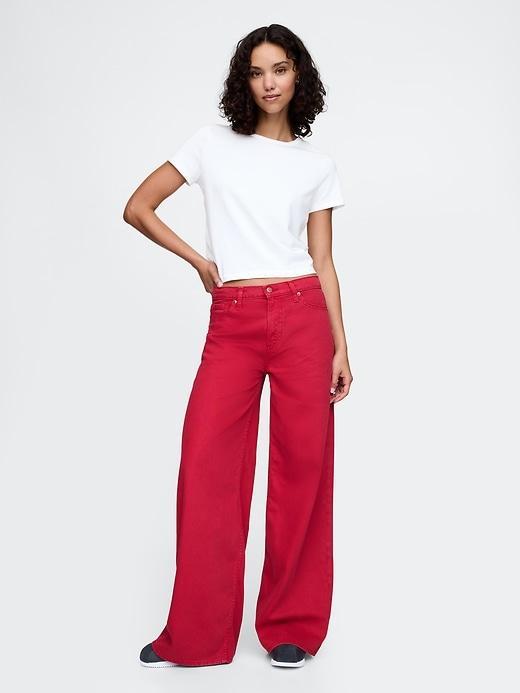 Mid Rise UltraSoft Baggy Jeans Product Image