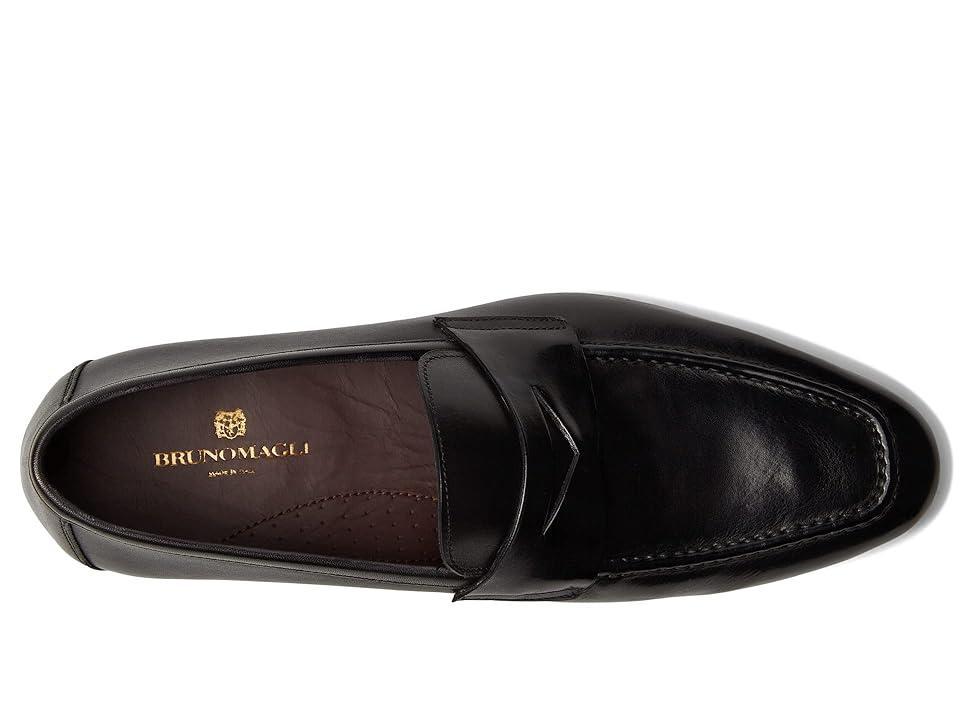 Ottone Leather Slide Bit Loafers Product Image