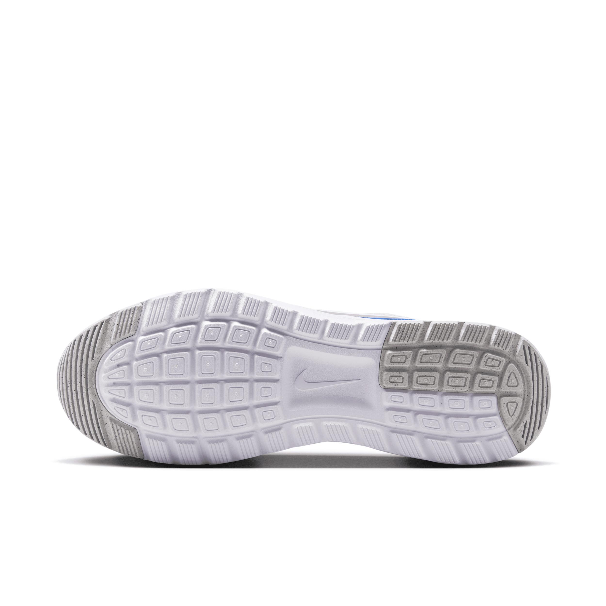 Nike Air Max Nuaxis Men's Running Shoes, Women's, Size: 10.5, Gray White Blue Product Image