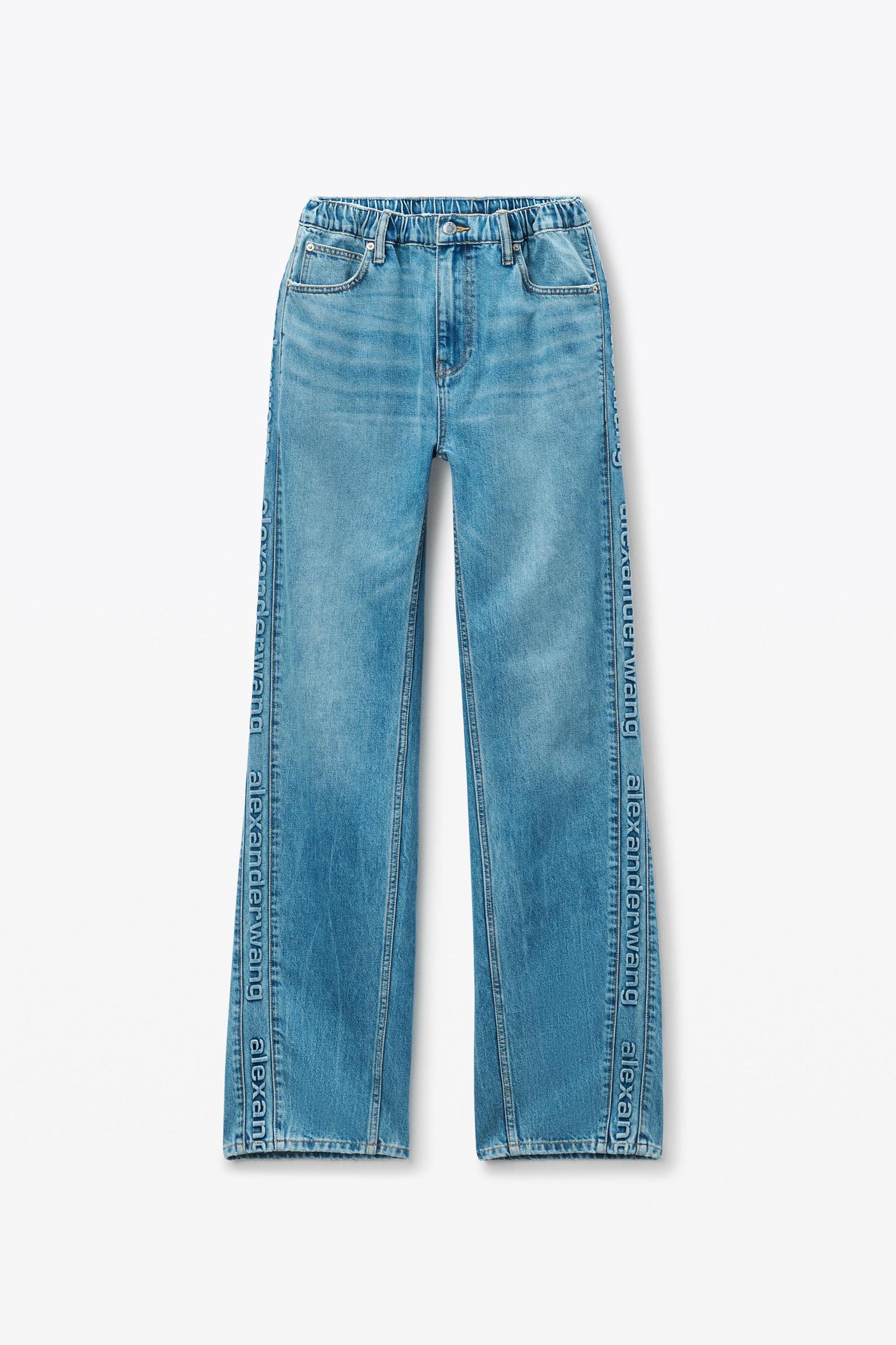Logo-embossed Balloon Jeans Product Image