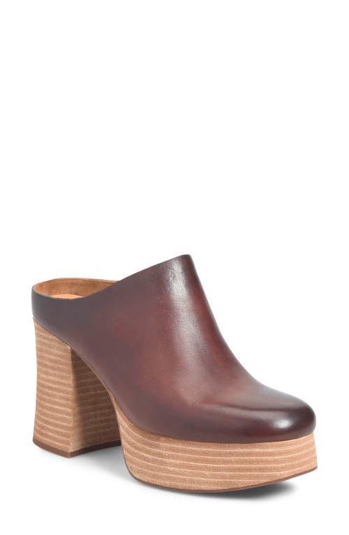 Kork-Ease Veronica Leather Platform Block Heel Clogs Product Image