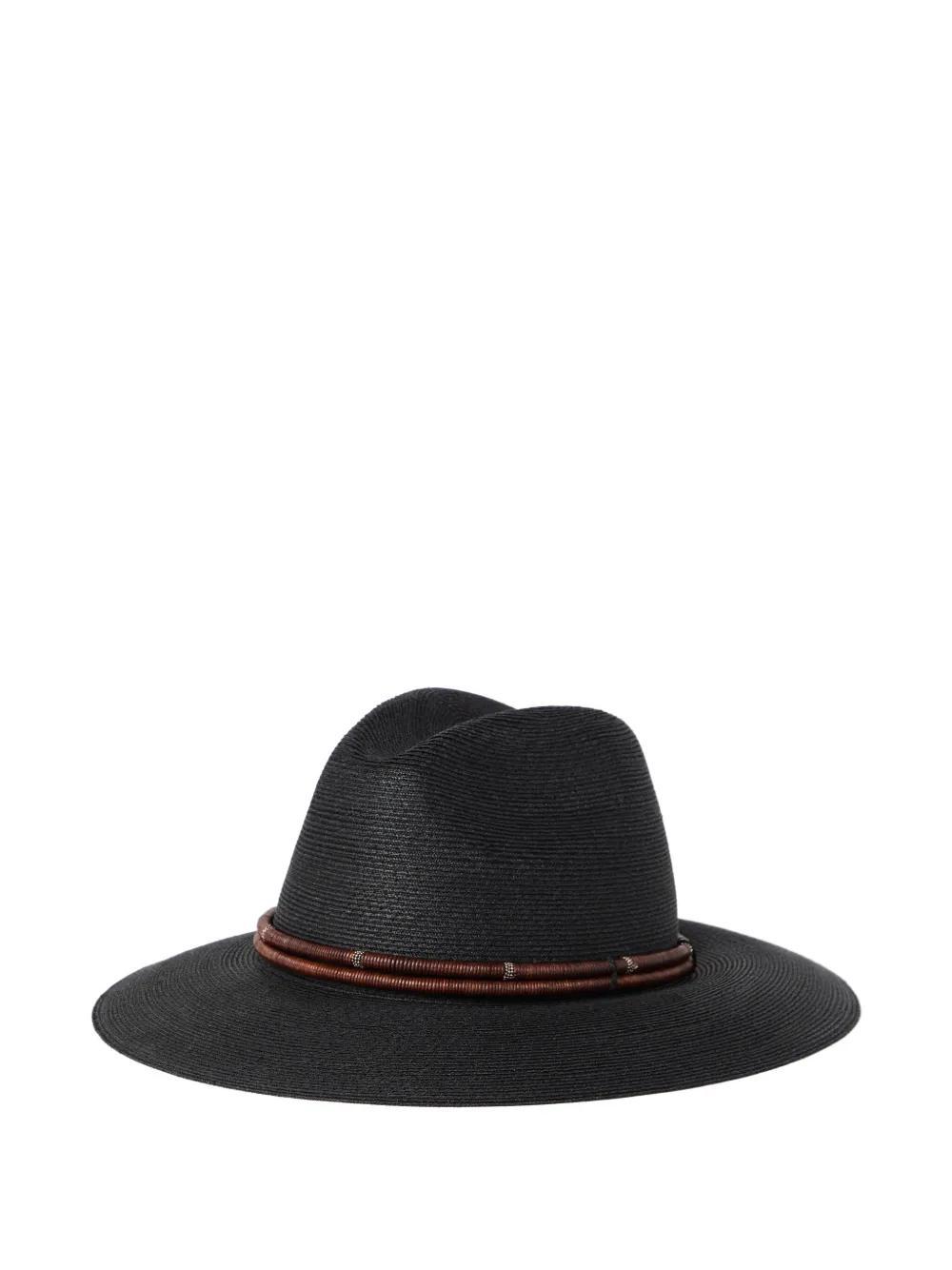 BRUNELLO CUCINELLI Jewel-piece Hat In Black Product Image