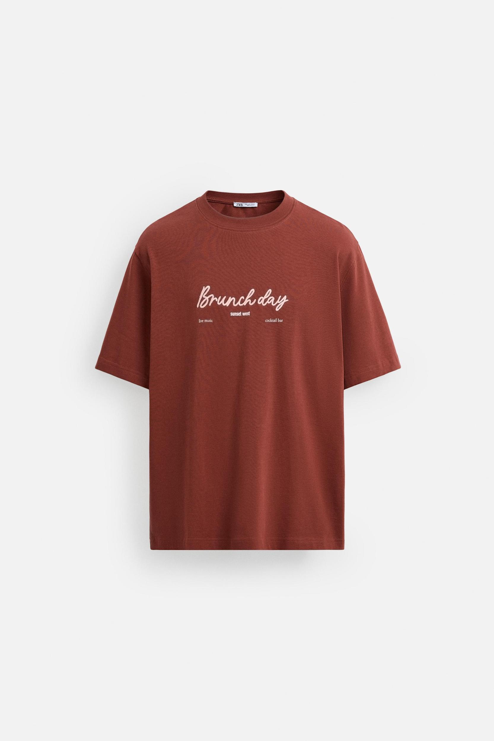 TEXT PRINT T-SHIRT Product Image