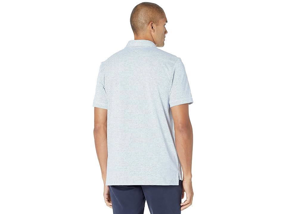 Vineyard Vines Bradley Stripe Sankaty Polo (Yacht Blue Tejeda) Men's Clothing Product Image