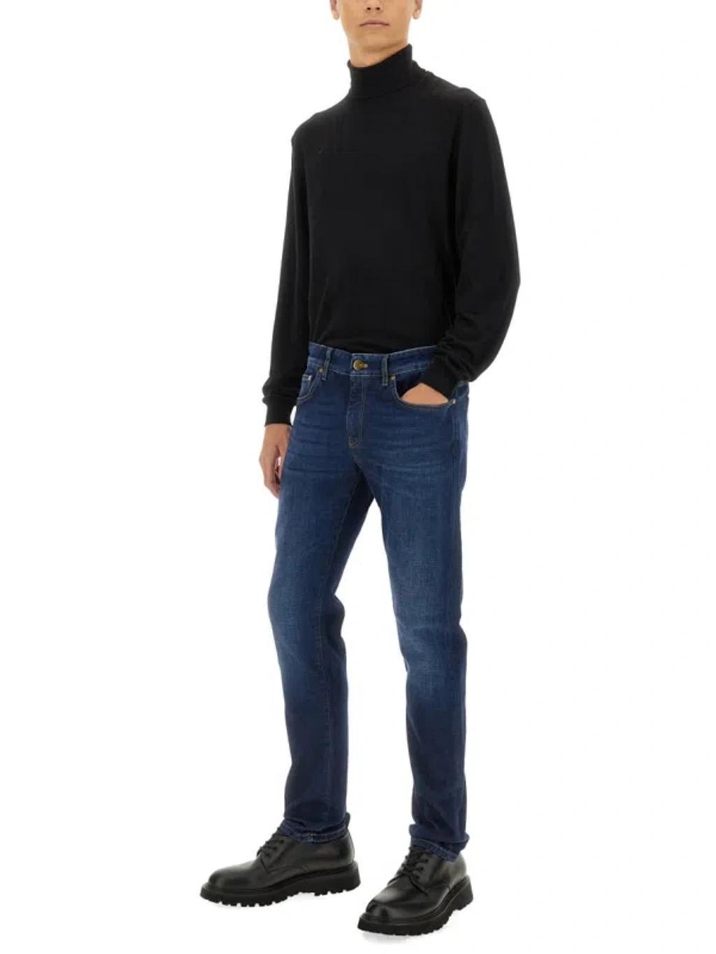 PT TORINO Jeans In Navy Product Image