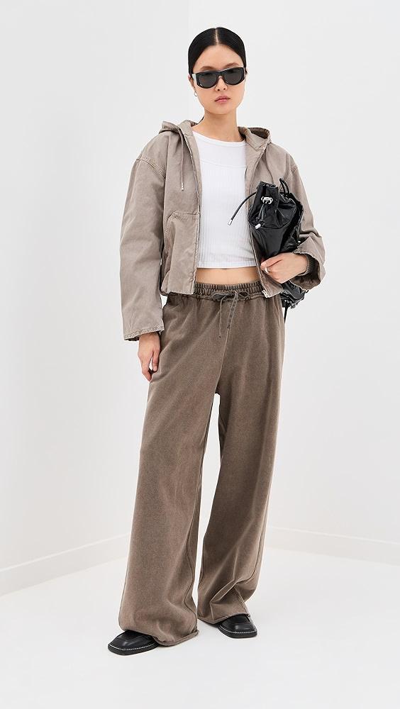 Acne Studios Twill Cotton Hooded Jacket | Shopbop Product Image