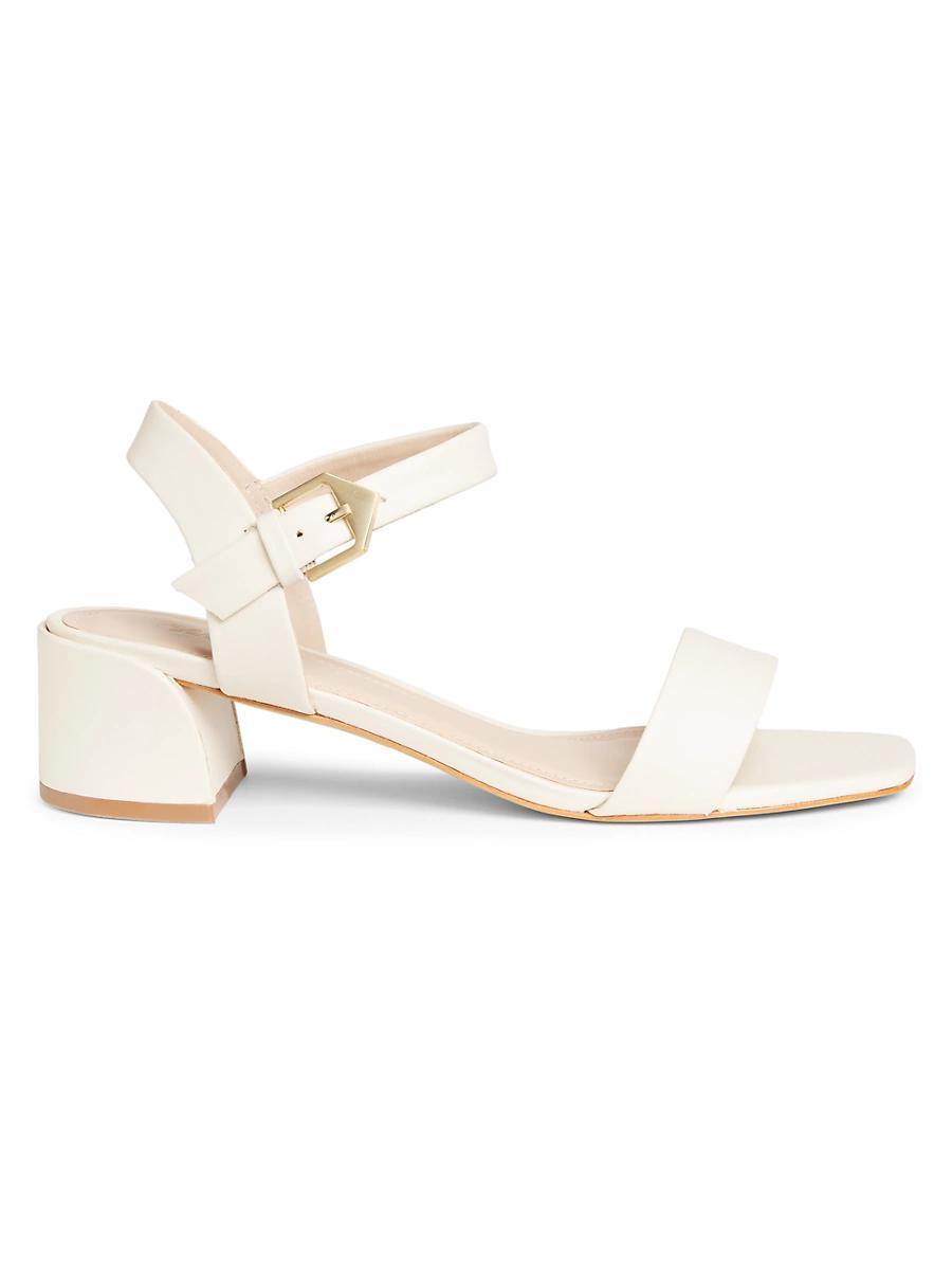 Womens COLLECTION 45MM Leather Block-Heel Sandals Product Image