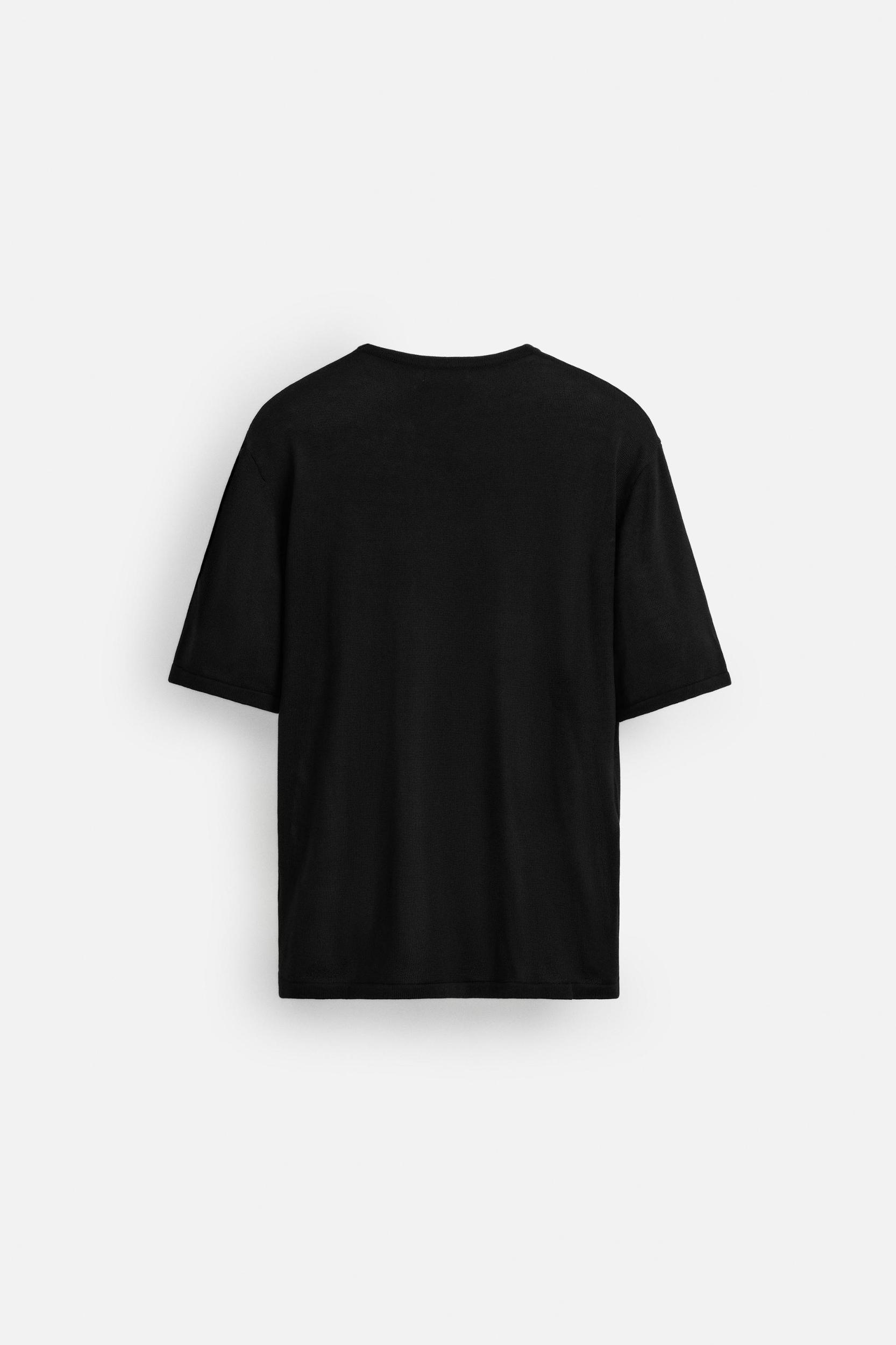 FLOWY KNIT T-SHIRT Product Image