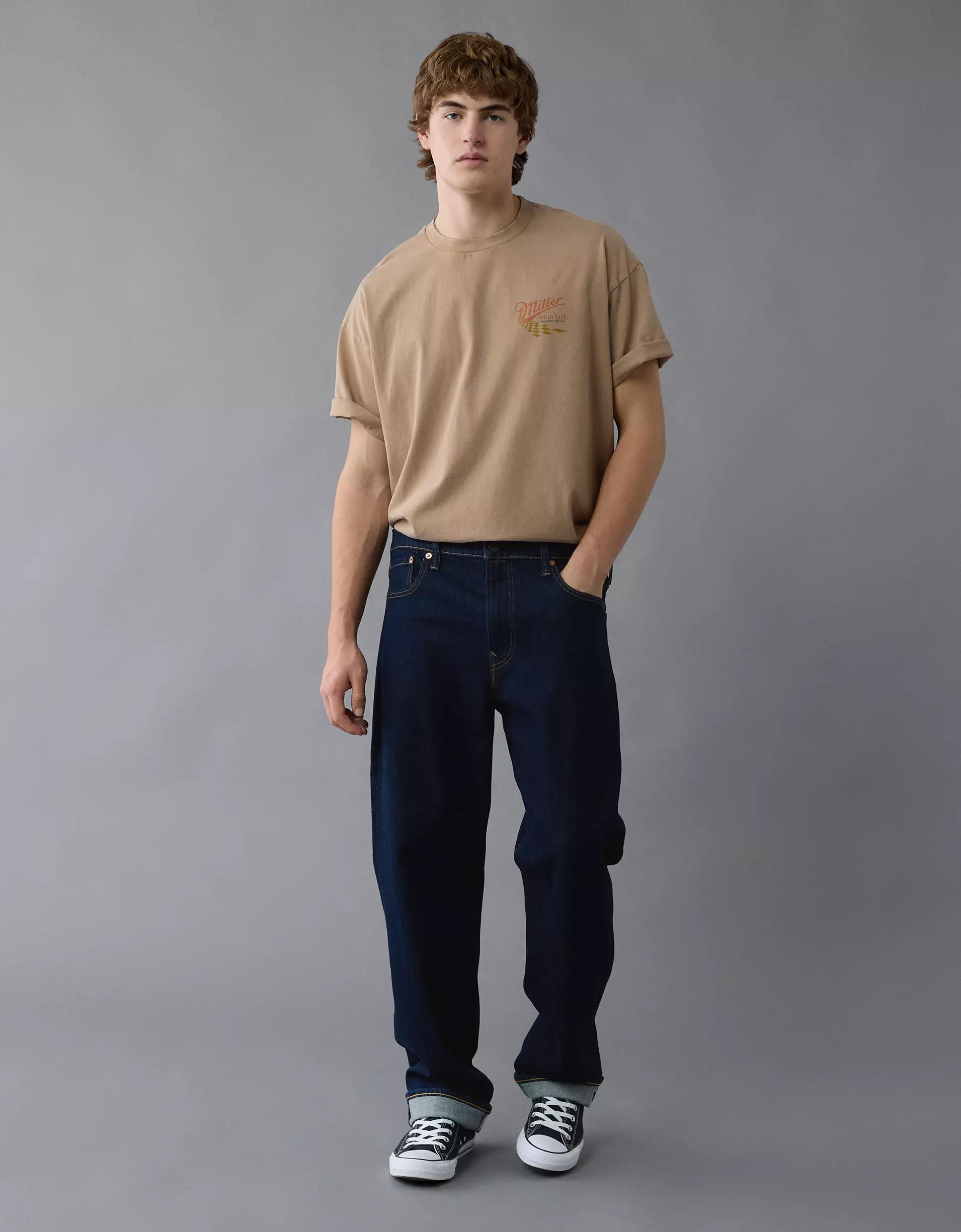 AE Boxy Miller High Life Graphic T-Shirt Product Image