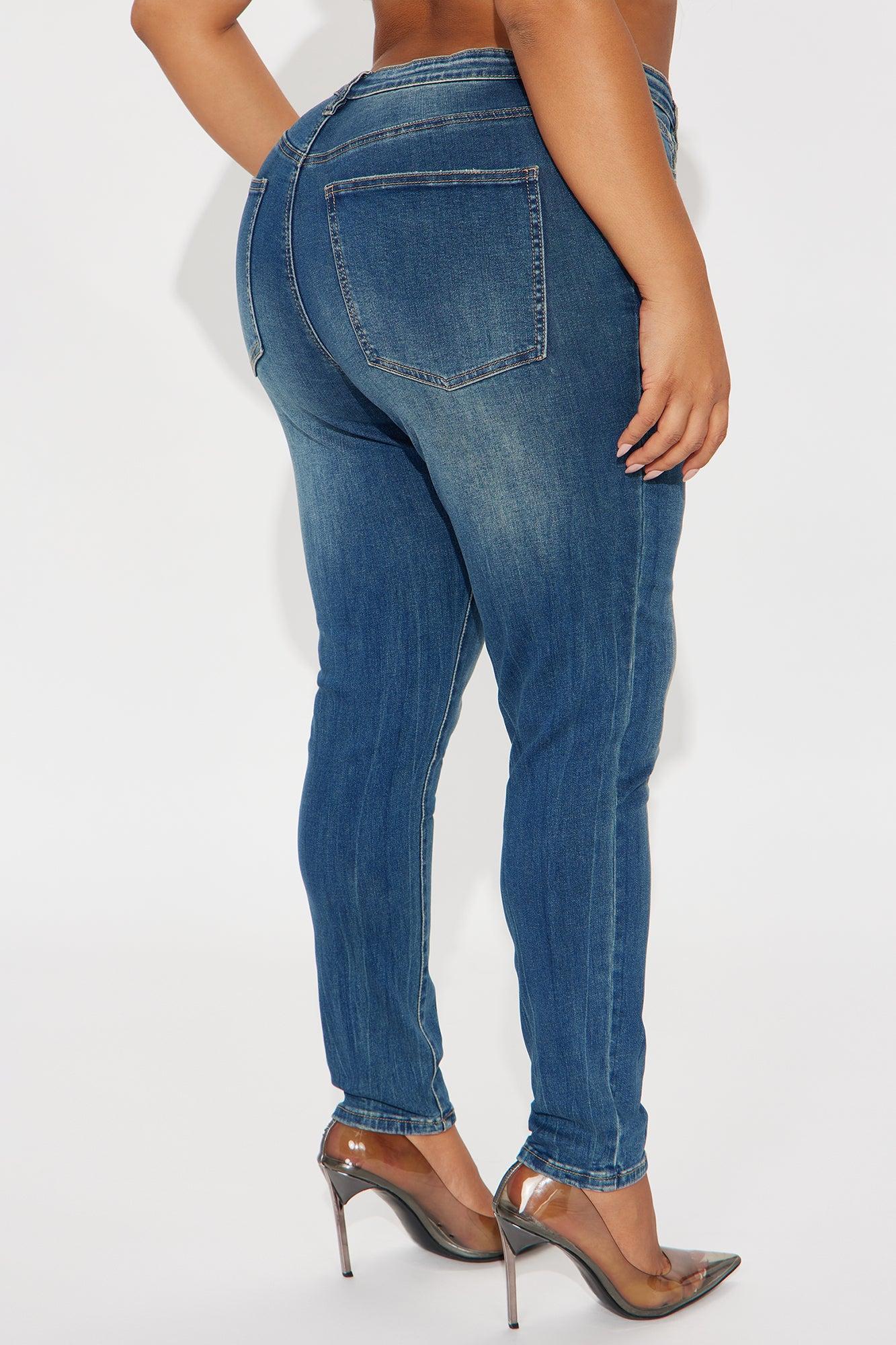 Iconic Mid Rise Skinny Jeans - Vintage Wash Product Image