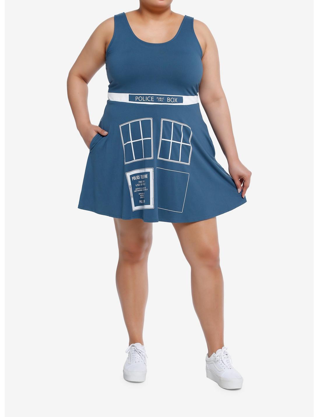 Her Universe Doctor Who TARDIS Athletic Dress Plus Size Product Image