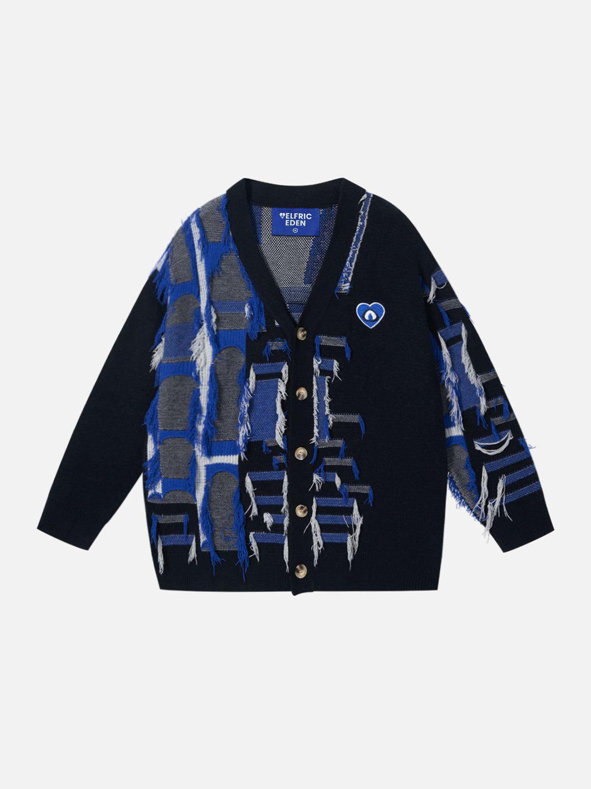 Aelfric Eden Tassel Patchwork Cardigan Product Image
