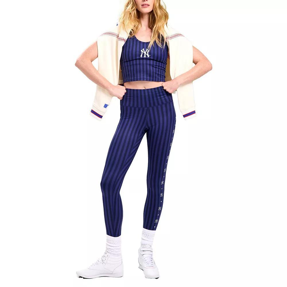 Women's Terez Navy New York Yankees TLC Printed Leggings, Size: Medium, Blue Product Image