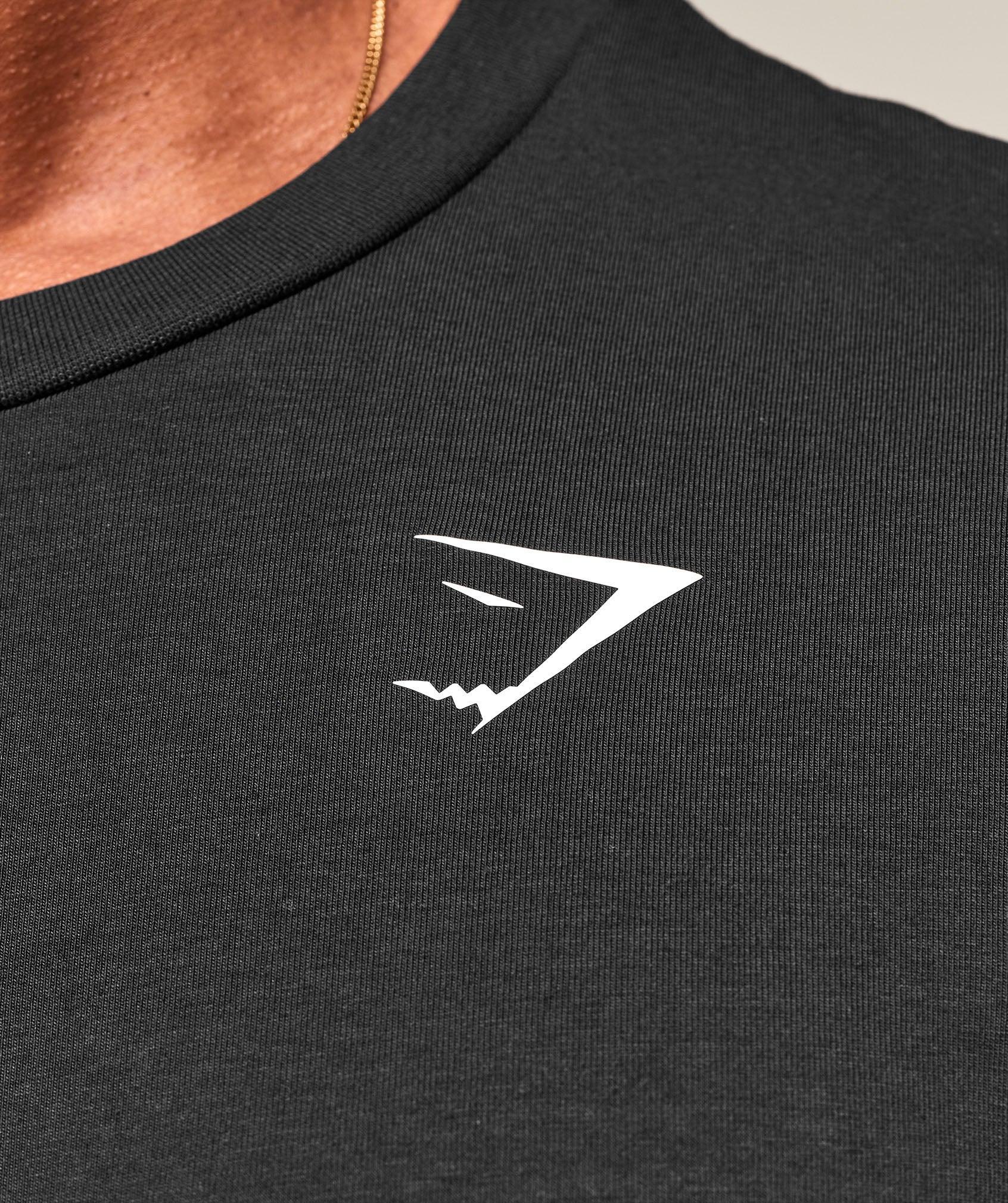 Gymshark Essential Oversized T-Shirt - Black Male Product Image