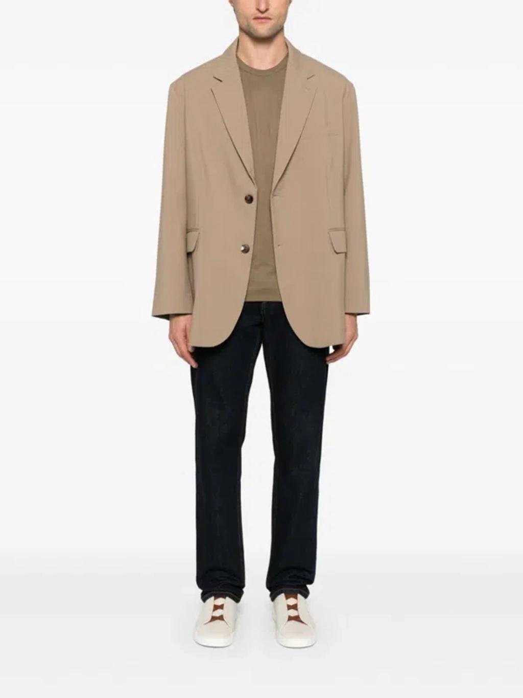 ZEGNA T-shirts And Polos In Beige Product Image