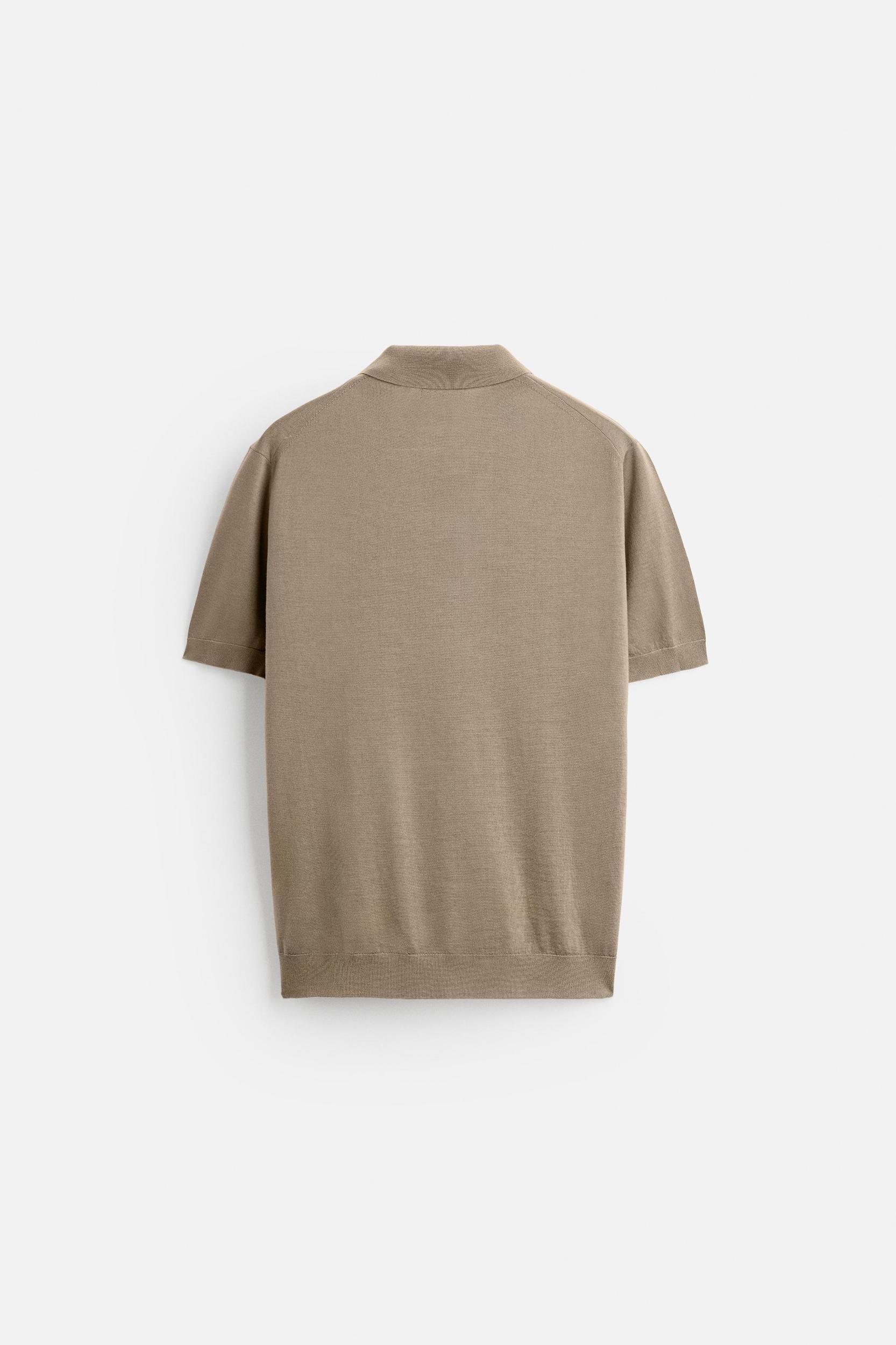 100% WOOL POLO SHIRT Product Image