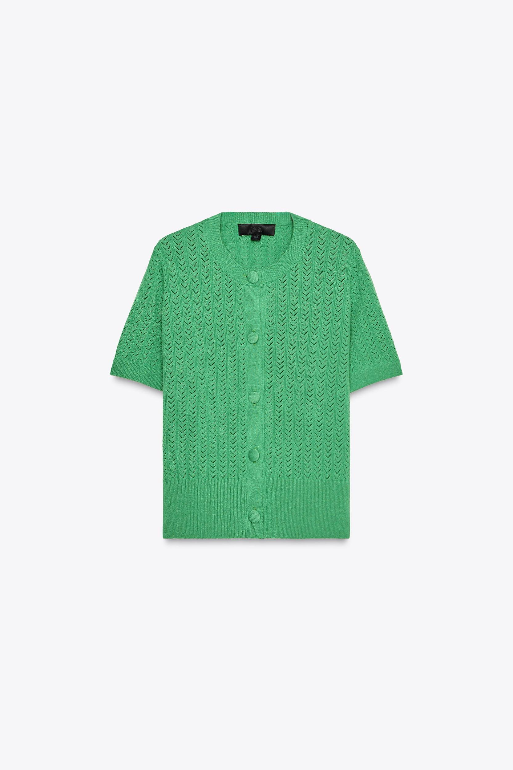 POINTELLE KNIT TOP Product Image