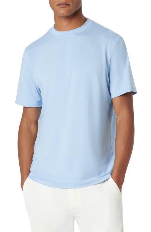 Mens Cotton Jersey Crewneck T-Shirt with Faux Layering Product Image